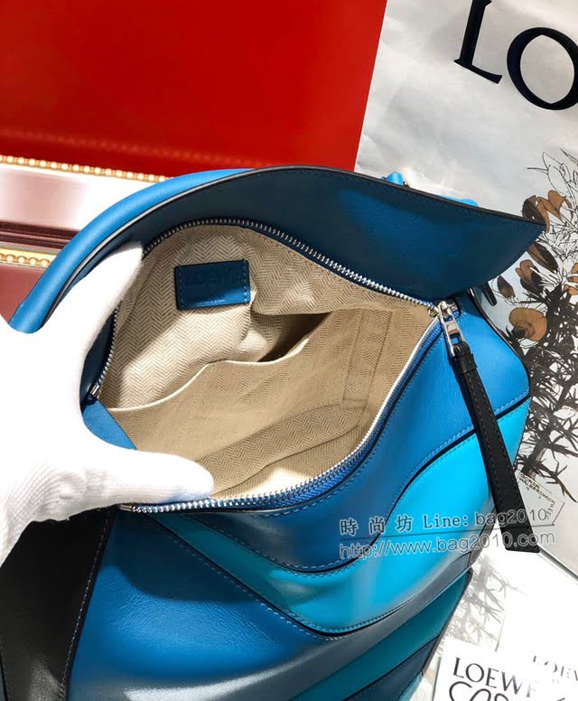 LOEWE經典爆款包包 羅意威中號Puzzle幾何拼接手提斜挎包 10171  tcl1133
